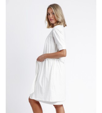 Admas Plumetti Classic Ibiza white dressing gown  