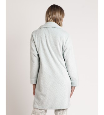 Admas Long-sleeved blue dressing gown