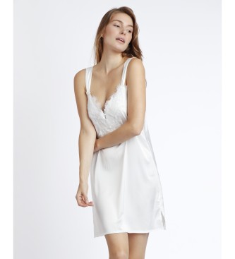 Admas Romantyczna suknia ślubna bez ramiączek w kolorze białym