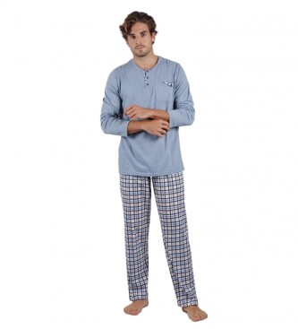 Admas Pyjama bleu azur