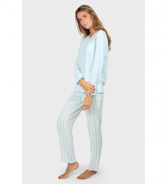 Admas Pijamas Classic Stripes azul