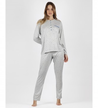 Admas Little Moons pyjama grijs