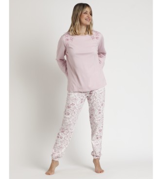 Admas Pyjamas Long Sleeve Live pink