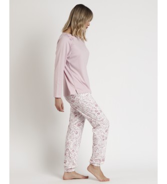 Admas Pyjama manches longues Live pink