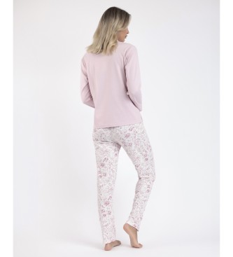 Admas Pyjama Top  manches longues Live pink