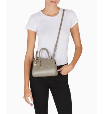 A|X Armani Exchange Bolsa Forma castanha-acinzentada