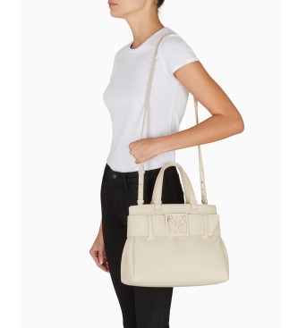 A|X Armani Exchange Sac beige ton sur ton