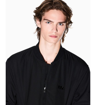 A|X Armani Exchange Giubbotto bomber con cerniera nera