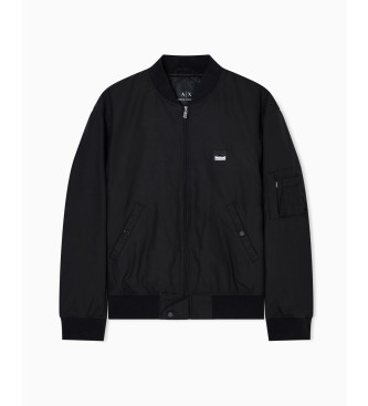 A|X Armani Exchange Giubbotto bomber con cerniera nera