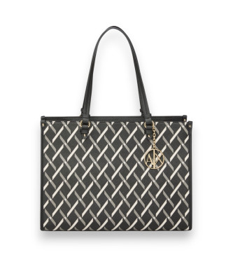 A|X Armani Exchange Sac imprim noir