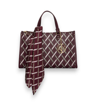 A|X Armani Exchange Sac  main bordeaux