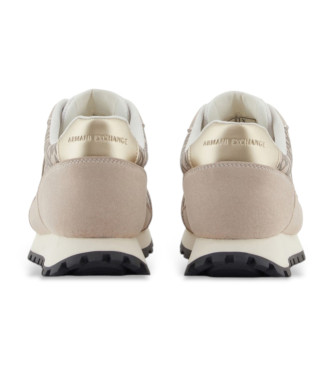 AIX Armani Exchange Sport beige trainers