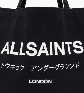 ALL SAINTS Sort Underground taske i sort