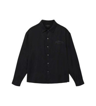 ALL SAINTS Camisa de Manga Larga Soul negro