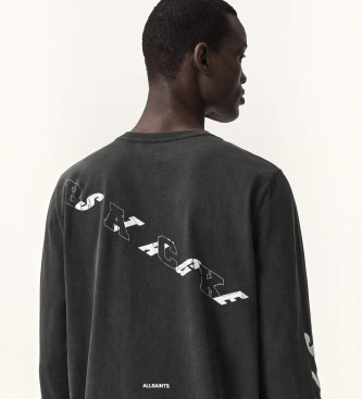 ALL SAINTS Camiseta de Manga Comprida Upstaged preta