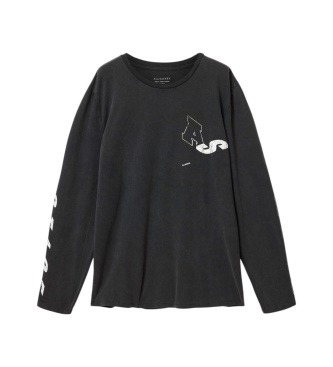 ALL SAINTS Camiseta de Manga Comprida Upstaged preta
