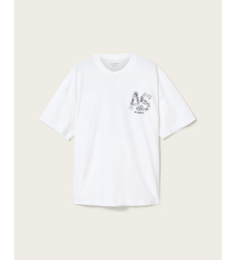ALL SAINTS T-shirt Mixtape biały