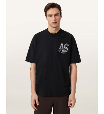 ALL SAINTS Maglietta nera Mixtape