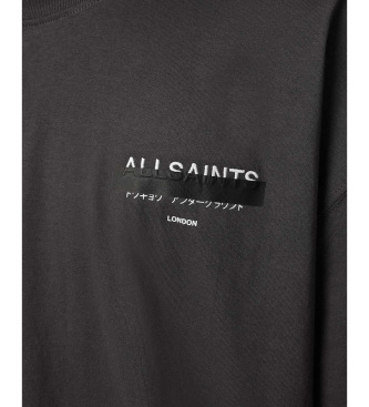 ALL SAINTS Maglietta grigio scuro Redact