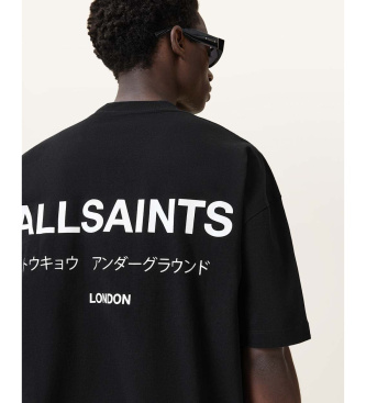 ALL SAINTS Maglietta nera underground