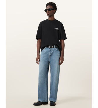 ALL SAINTS Maglietta nera underground