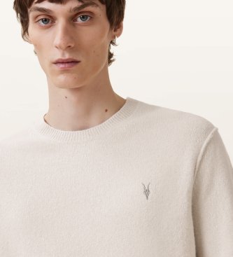ALL SAINTS Jersey Statten råhvid