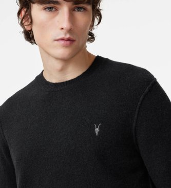 ALL SAINTS Sweter Statten czarny