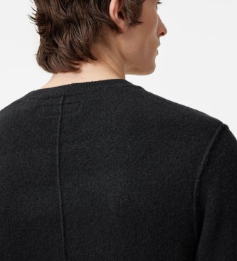ALL SAINTS Sweter Statten czarny