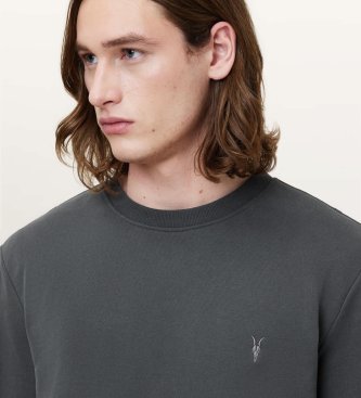 ALL SAINTS Moletom Raven cinza escuro