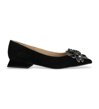 Alma en pena Black rhinestone shoes