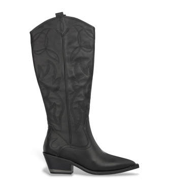 Alma en pena Cowboy Lederstiefel schwarz