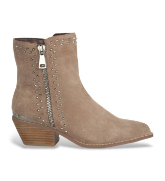 Alma en pena Bottes de cow-boy en cuir marron