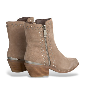 Alma en pena Bottes de cow-boy en cuir marron