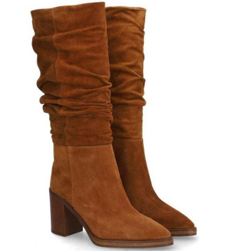 Alpe Brown Indiana Leather Boots