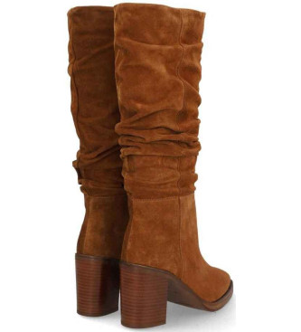 Alpe Brown Indiana Leather Boots
