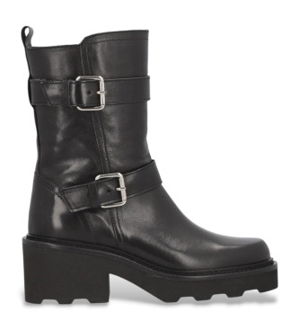 Alpe Botas de couro Lara preto