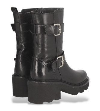 Alpe Botas de couro Lara preto