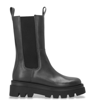 Alpe Botas de piel Soho negro