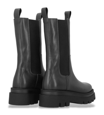 Alpe Botas de piel Soho negro