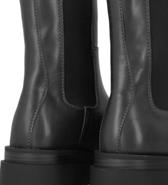 Alpe Botas de piel Soho negro