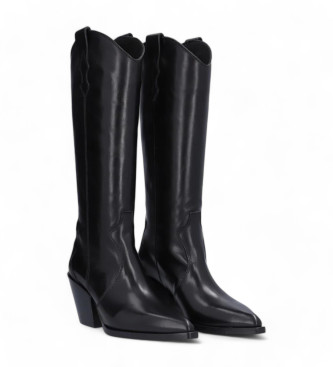 Alpe Botas de Piel Vermont negro