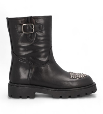 Alpe Botins Agnes em pele preto