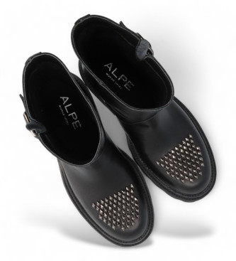 Alpe Botins Agnes em pele preto