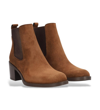 Alpe Anne mrkbruna ankelstvlar i lder