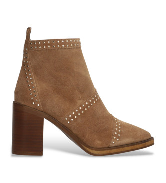 Alpe Brown Camden leather ankle boots