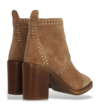 Alpe Brown Camden leather ankle boots
