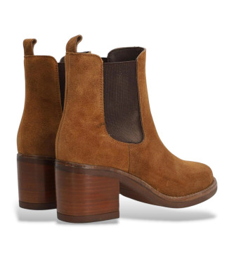 Alpe Dakota brown leather ankle boots