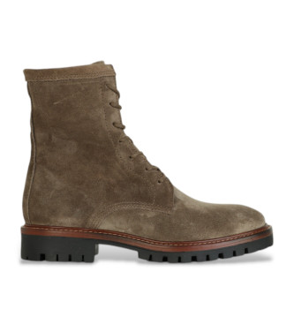 Alpe Militare brown leather ankle boots