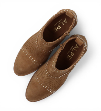 Alpe Botines de Piel Nelly marr�n
