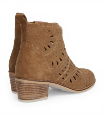 Alpe Botines de Piel Nelly marr�n